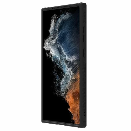 Husa texturată protectie spate si camera foto pentru Samsung S23 Ultra negru Husa texturată protectie spate si camera foto pentru Samsung S23 Ultra negru