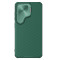 Husa magnetica protectie spate si camera foto verde pentru Samsung S24 Plus