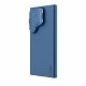 Husa CamShield Silky Prop din silicon pentru Samsung S24 Ultra albastru
