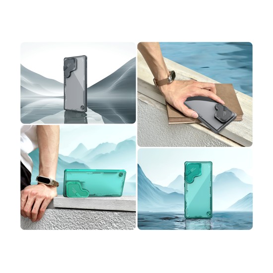 Husa magnetică transparentă neagră pentru Samsung S24 Ultra Husa magnetică transparentă neagră pentru Samsung S24 Ultra