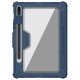 Husa blindata cu capac si protectie camerei pentru Galaxy Tab S8/S8 5G - Albastru