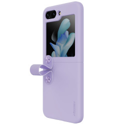 Husa Cover Nillkin Silky din silicon pentru Samsung Z Flip 5 5G Violet Husa Cover Nillkin Silky din silicon pentru Samsung Z Flip 5 5G Violet
