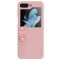 Husa Cover Nillkin Silky din silicon pentru Samsung Z Flip 5 5G Roz 