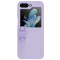 Husa Cover Nillkin Silky din silicon pentru Samsung Z Flip 5 5G Violet