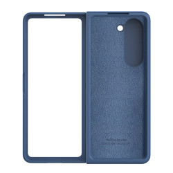 Husa Cover Nillkin CamShield Silky Silicone pentru Samsung Z Fold 5 5G albastru