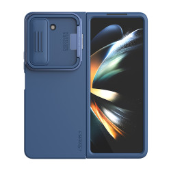 Husa Cover Nillkin CamShield Silky Silicone pentru Samsung Z Fold 5 5G albastru