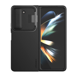 Husa Cover Nillkin CamShield Silky Silicone pentru Samsung Z Fold 5 5G negru