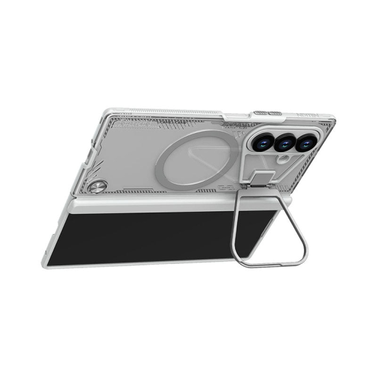 Samsung Z Fold 7 5G Iceblade Fold husă magnetică transparentă gri Samsung Z Fold 7 5G Iceblade Fold husă magnetică transparentă gri