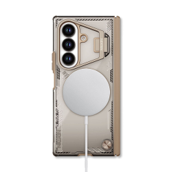 Samsung Z Fold 7 5G Iceblade Fold husă magnetică transparentă maro