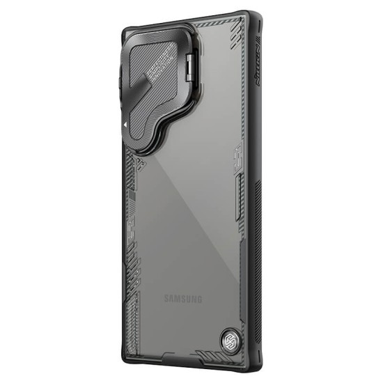 Husa magnetică transparentă neagră pentru Samsung S24 Ultra Husa magnetică transparentă neagră pentru Samsung S24 Ultra