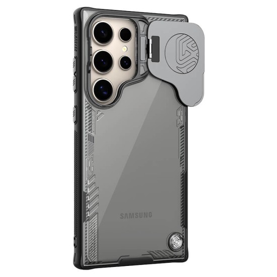 Husa magnetică transparentă neagră pentru Samsung S24 Ultra Husa magnetică transparentă neagră pentru Samsung S24 Ultra