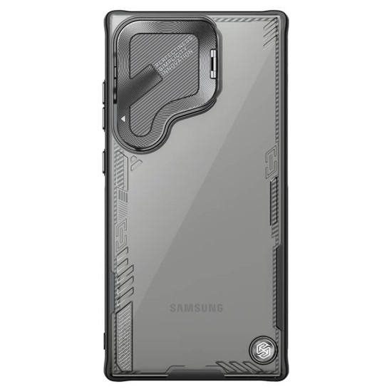 Husa magnetică transparentă neagră pentru Samsung S24 Ultra Husa magnetică transparentă neagră pentru Samsung S24 Ultra