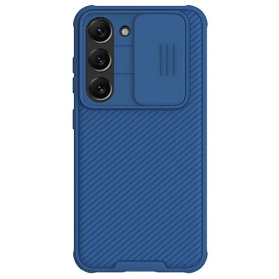 Husa protectie spate si camera foto albastru pentru Samsung Galaxy S23 Plus