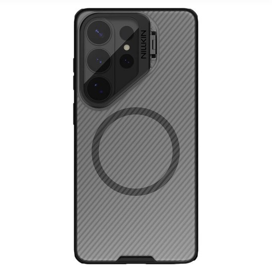 Samsung S26 Ultra husă magnetică CamShield Prop cu spate rigid și protecție pentru cameră, negru transparent Samsung S26 Ultra husă magnetică CamShield Prop cu spate rigid și protecție pentru cameră, negru transparent