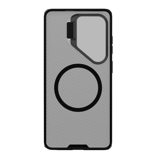 Samsung S26 Ultra husă magnetică CamShield Prop cu spate rigid și protecție pentru cameră, negru transparent Samsung S26 Ultra husă magnetică CamShield Prop cu spate rigid și protecție pentru cameră, negru transparent