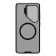 Samsung S26 Ultra husă magnetică CamShield Prop cu spate rigid și protecție pentru cameră, negru transparent Samsung S26 Ultra husă magnetică CamShield Prop cu spate rigid și protecție pentru cameră, negru transparent
