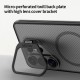 Samsung S26 Ultra husă magnetică CamShield Prop cu spate rigid și protecție pentru cameră, negru transparent