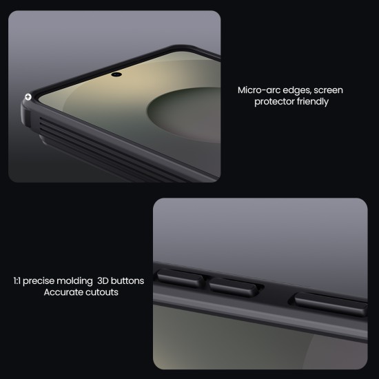 Husa protectie spate si camera foto neagră pentru Samsung S26 Husa protectie spate si camera foto neagră pentru Samsung S26