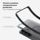 Husa magnetica protectie spate din plastic transparentă neagră pentru Samsung S26