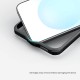 Husa magnetica protectie spate din plastic transparentă neagră pentru Samsung S26