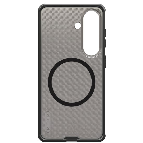 Husa magnetica protectie spate din plastic transparentă neagră pentru Samsung S26