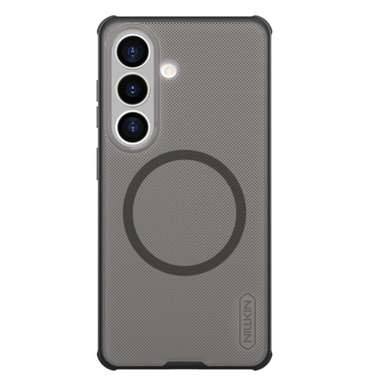 Husa magnetica protectie spate din plastic transparentă neagră pentru Samsung S26 Husa magnetica protectie spate din plastic transparentă neagră pentru Samsung S26