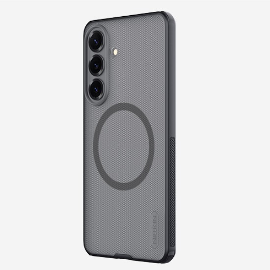 Husa magnetica protectie spate din plastic transparentă neagră pentru Samsung S26 Plus Husa magnetica protectie spate din plastic transparentă neagră pentru Samsung S26 Plus