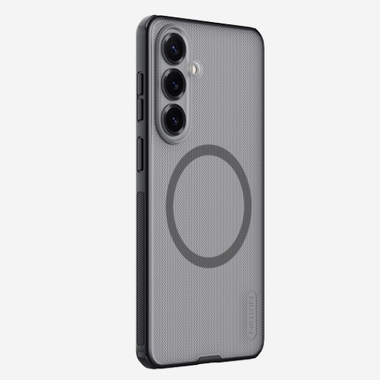 Husa magnetica protectie spate din plastic transparentă neagră pentru Samsung S26 Plus Husa magnetica protectie spate din plastic transparentă neagră pentru Samsung S26 Plus