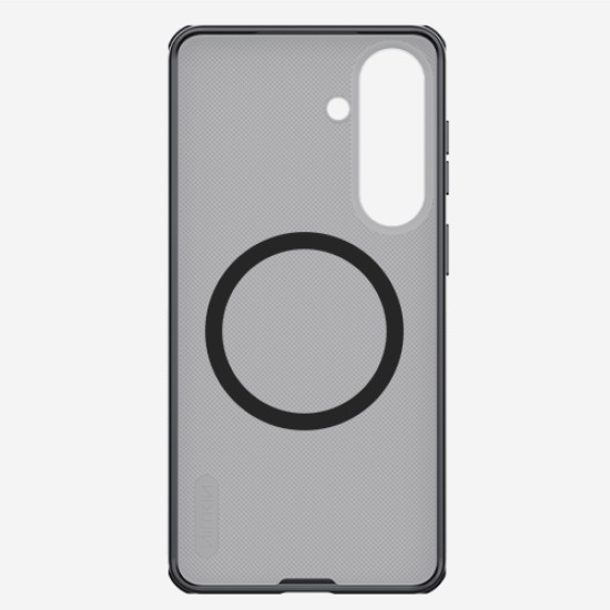 Husa magnetica protectie spate din plastic transparentă neagră pentru Samsung S26 Plus Husa magnetica protectie spate din plastic transparentă neagră pentru Samsung S26 Plus