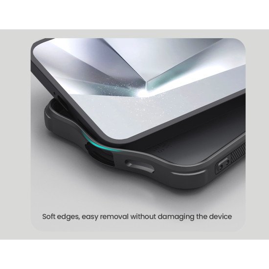 Husa magnetica protectie spate din plastic neagră pentru Samsung S25 Husa magnetica protectie spate din plastic neagră pentru Samsung S25