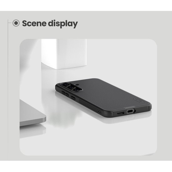 Husa magnetica protectie spate din plastic neagră pentru Samsung S25 Husa magnetica protectie spate din plastic neagră pentru Samsung S25