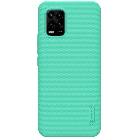 Husa protectie spate din plastic verde mint pentru Mi 10 Lite