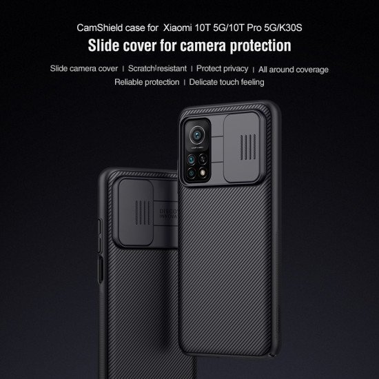 Husa protectie spate si camera foto negru pentru Mi 10T / Mi 10T Pro