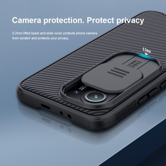 Husa protectie spate si camera foto negru pentru Mi 11