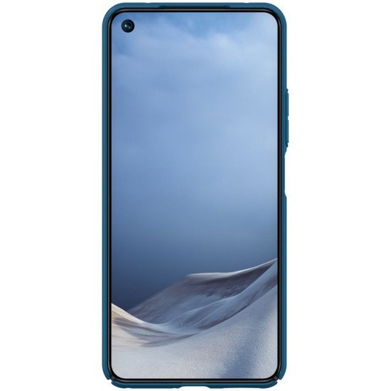 Husa protectie spate si camera foto albastru pentru Mi 11 Lite 5G NE