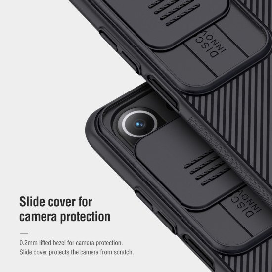 Husa protectie spate si camera foto albastru pentru Mi 11 Lite 5G NE