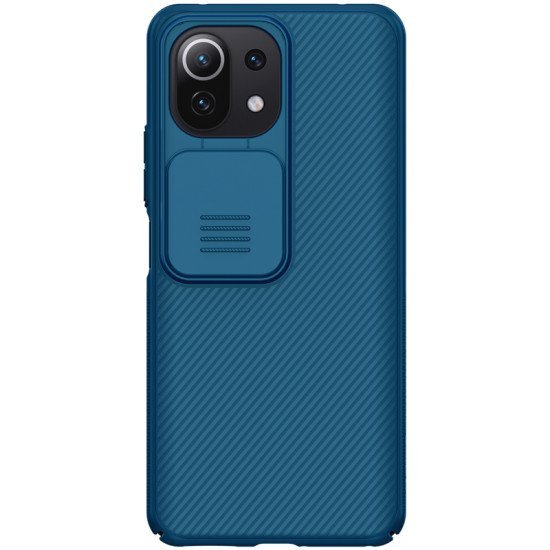 Husa protectie spate si camera foto albastru pentru Mi 11 Lite 5G NE