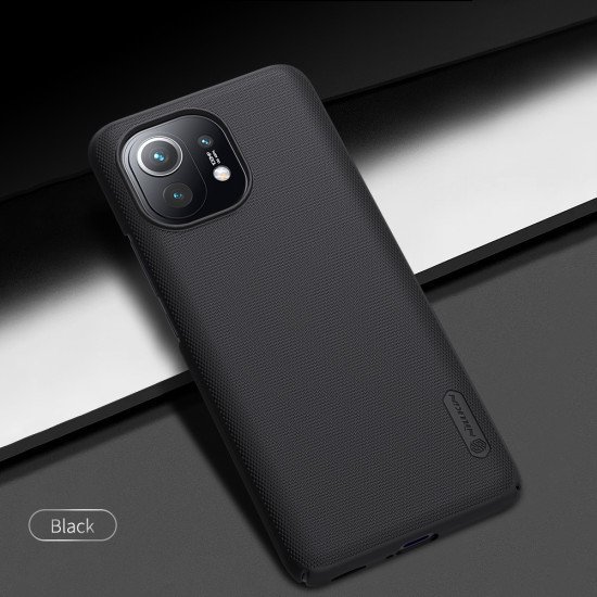 Husa protectie spate din plastic negru pentru Mi 11 Husa protectie spate din plastic negru pentru Mi 11