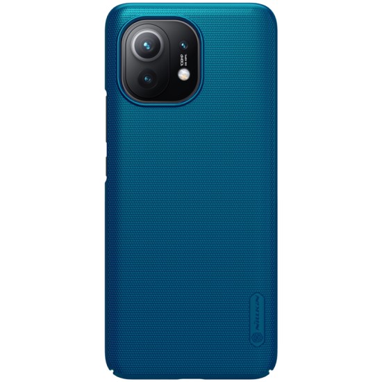 Husa protectie spate din plastic albastru pentru Mi 11 Husa protectie spate din plastic albastru pentru Mi 11
