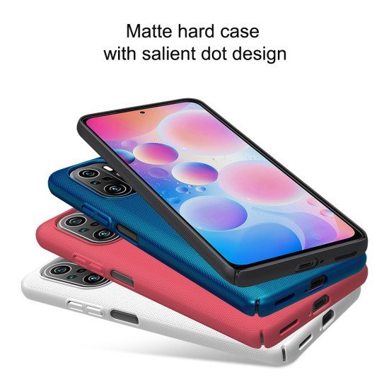 Husa protectie spate din plastic albastru pentru Poco F3 / Mi 11i Husa protectie spate din plastic albastru pentru Poco F3 / Mi 11i