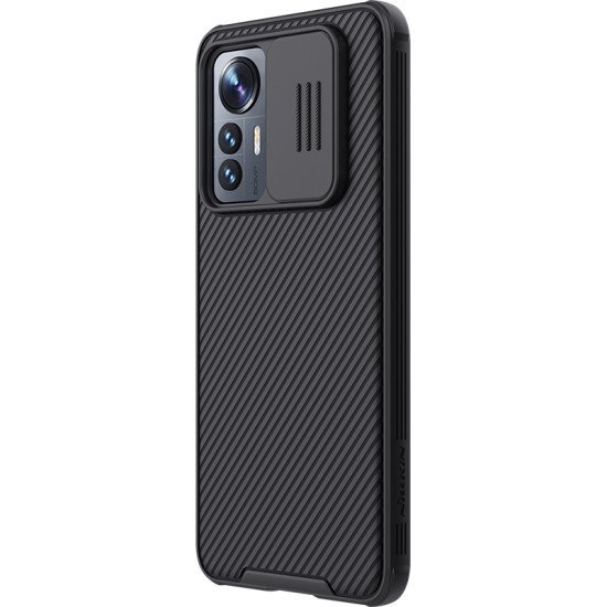 Husa protectie spate si camera foto negru pentru  Mi 12 Lite