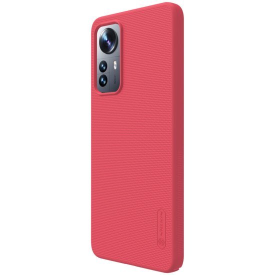 Husa protectie spate din plastic rosu pentru Mi 12 Lite