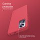 Husa protectie spate din plastic rosu pentru Mi 12 Lite Husa protectie spate din plastic rosu pentru Mi 12 Lite