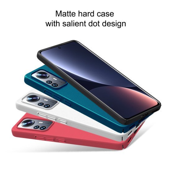 Husa protectie spate din plastic rosu pentru Mi 12 Lite