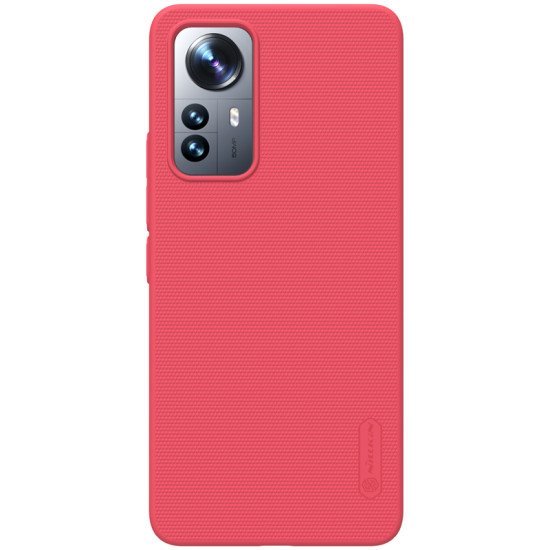 Husa protectie spate din plastic rosu pentru Mi 12 Lite