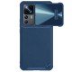 Husa din piele Nillkin CamShield albastru pentru Xiaomi 12T Pro