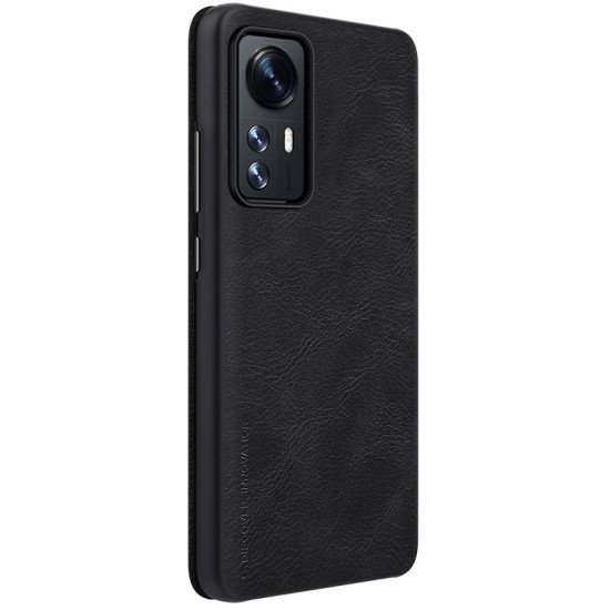 Husa din piele negru de lux QIN cu Mi12 /12X Husa din piele negru de lux QIN cu Mi12 /12X