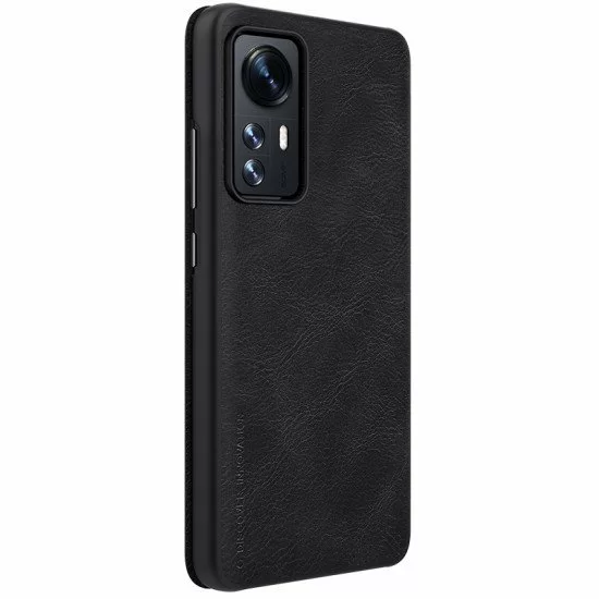 Husa din piele negru de lux QIN cu Mi12 /12X