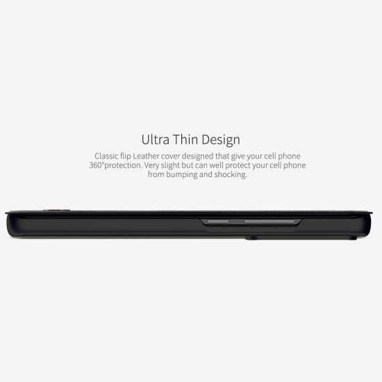 Husa din piele negru de lux QIN cu Mi12 /12X Husa din piele negru de lux QIN cu Mi12 /12X