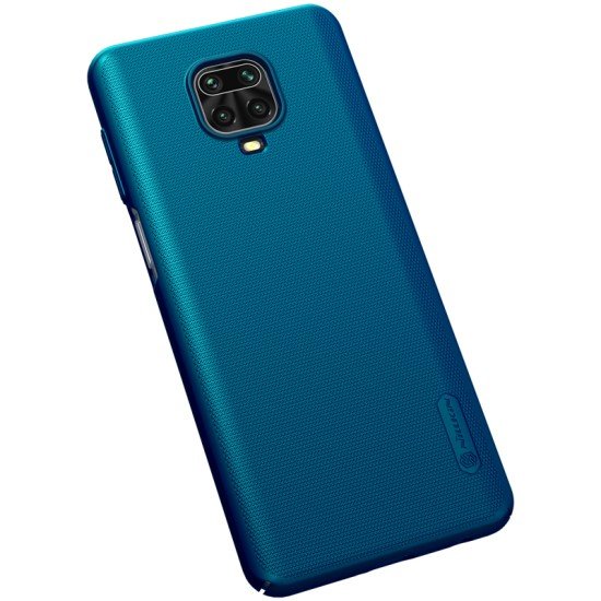 Husa protectie spate din plastic albastru pentru Redmi Note 9S / 9Pro